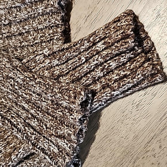 Wet Seal Sweater Brown and Tan With Hood Size X-Large - Picture 5 of 9